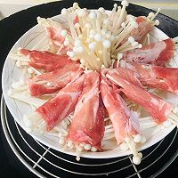 蒸牛肉卷金针菇的做法图解9