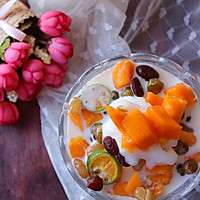 鲜奶水果冰沙的做法图解6