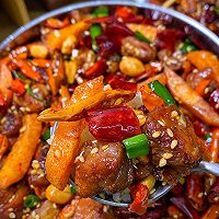 答应我，一定要试试这个辣子鸡薯条盖饭！！的做法图解8