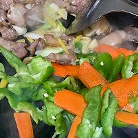 五花肉炒花菜的做法图解5