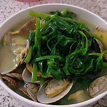 花蛤豌豆尖汤