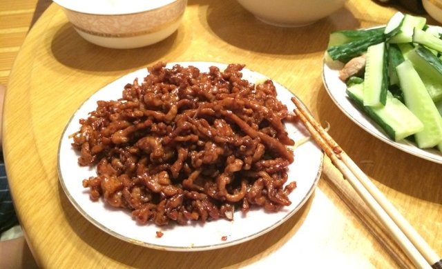 京酱肉丝