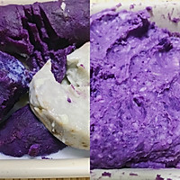 #换着花样吃早餐# 紫薯芋泥软欧❗️低油低糖美味升级的做法图解5