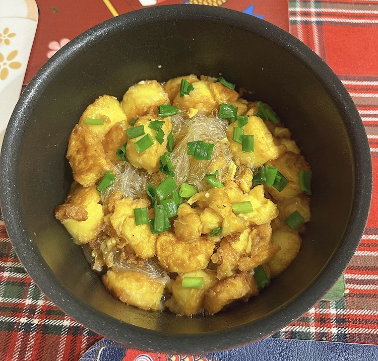 日本豆腐粉丝煲的做法