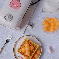 #舌尖上的端午#蜜瓜玉米华夫饼的做法图解4