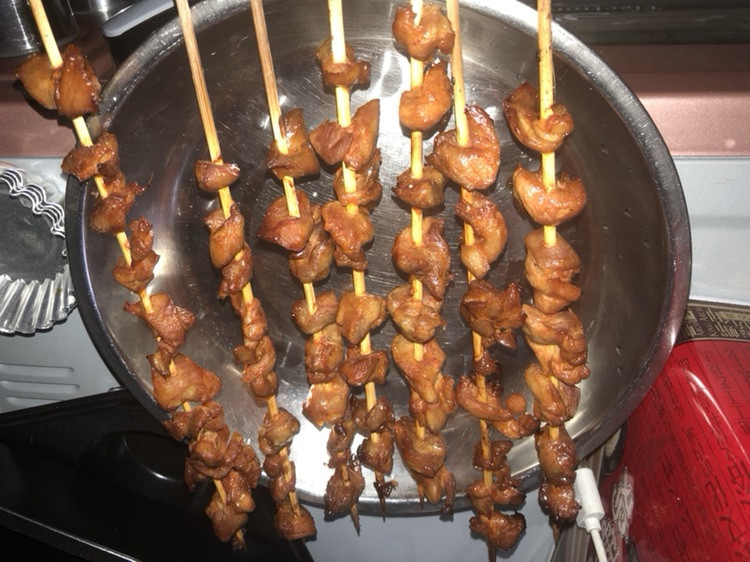 烤鸭肉串的做法