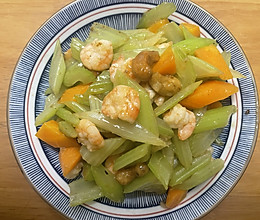 孕妈妈爱吃-西芹腰果虾仁的做法