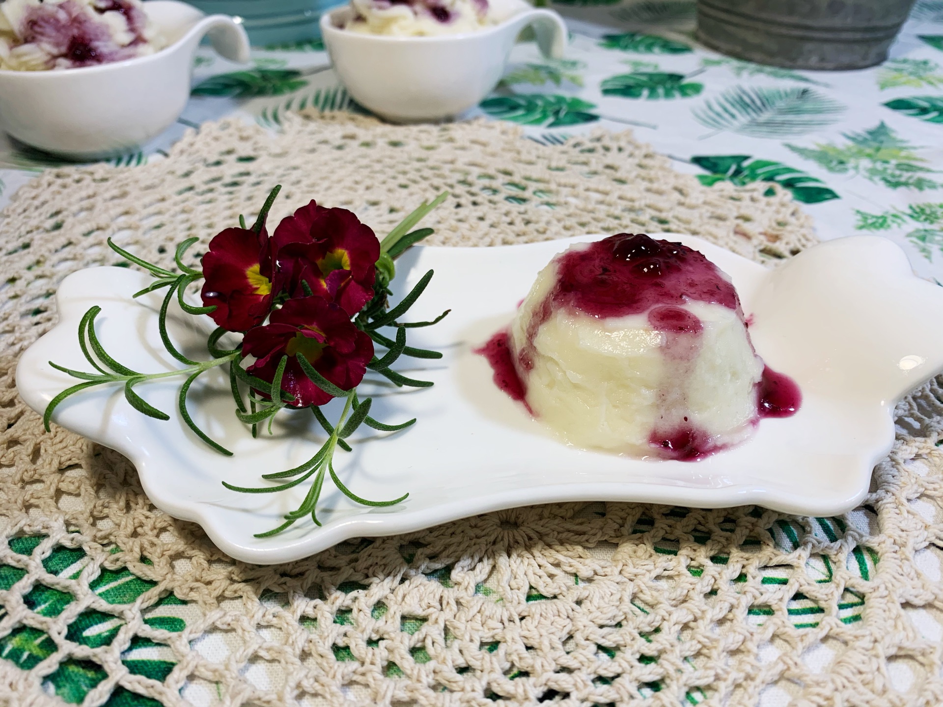 Blueberry yam mud