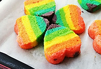 七夕的彩虹心形磅蛋糕的做法