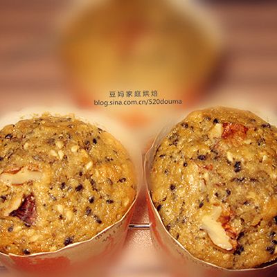 营养美味的--核桃咖啡马芬蛋糕