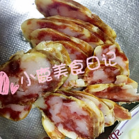 腊味西兰花的做法图解3
