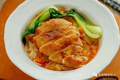土豆浓汤鸡排面 【宝宝辅食】