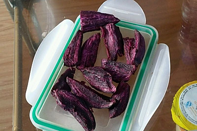 自制紫薯干