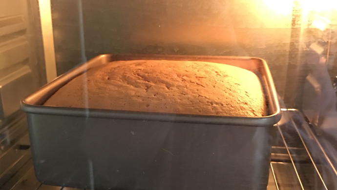 八寸方形戚风蛋糕