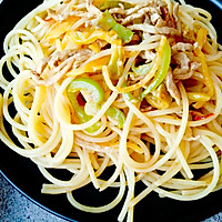 榨菜肉丝炒意面的做法图解16