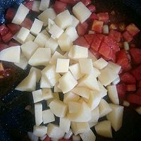 木耳西红柿浇汤面片的做法图解6