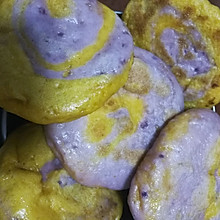 胡萝卜紫薯饼