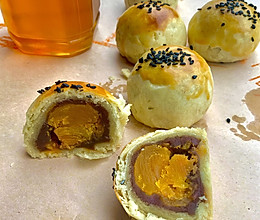 豆沙蛋黄酥的做法