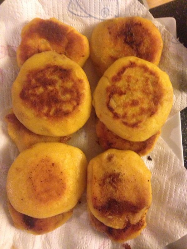 鸡肉玉米面煎饼