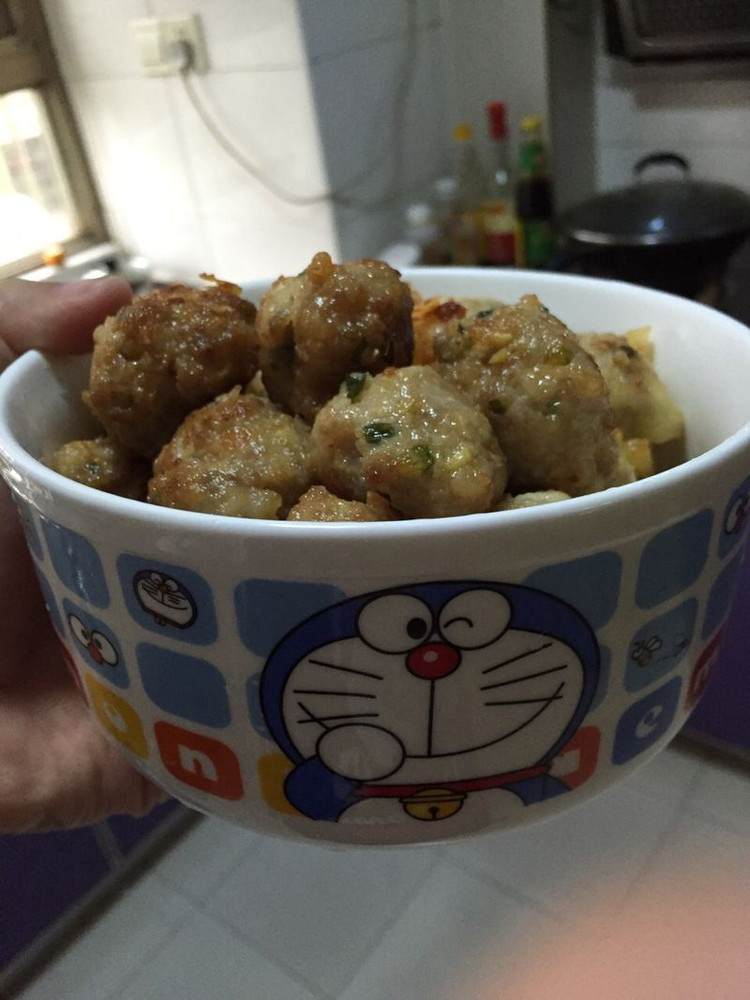懒人版--肉丸子的做法