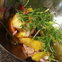 夏季轻食#黑椒三文鱼配油桃土豆沙拉#的做法图解8