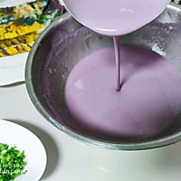 紫薯鸡蛋煎饼的做法图解3