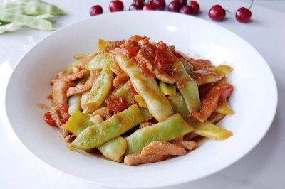 茄汁扁豆酱香肉