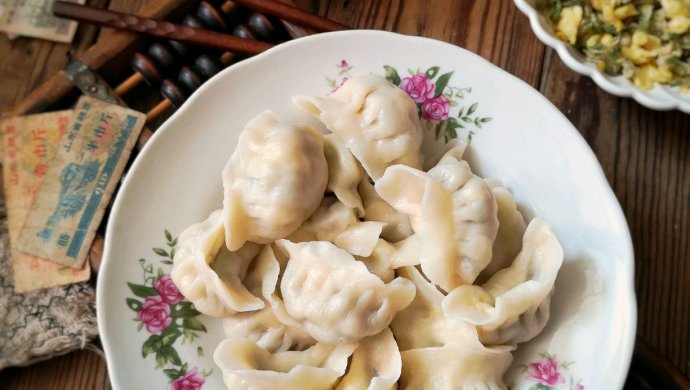 那清香的味道饺子也知道——槐花素饺子