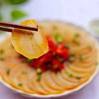 简单易做的剁椒蒸萝卜的做法图解11