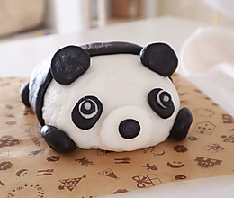 2斤半超大一个的超可爱熊猫冰皮月饼，中秋节独一无二的礼物的做法
