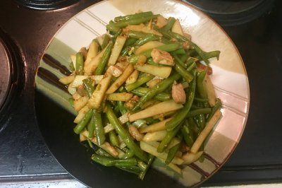 家常菜之—豆角炒肉