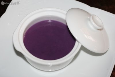 紫色情怀：奶香紫薯浓汤