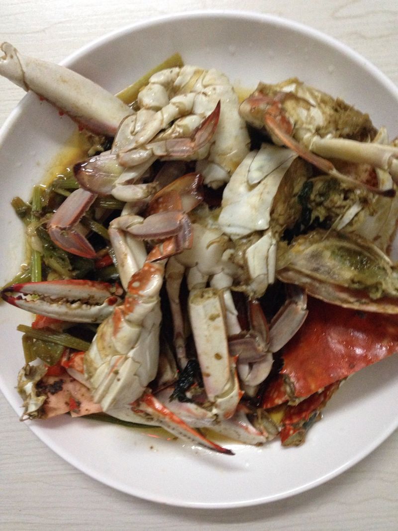 Fried crab