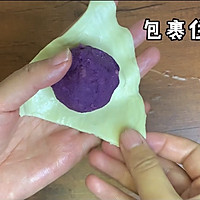 芝士拉丝紫薯酥，香脆可口的做法图解7