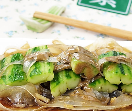 黄瓜拌粉皮：最适宜晚春的一道菜