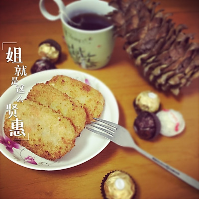 鸡肉可乐饼