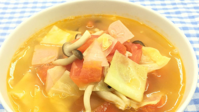 日式蔬菜瘦身汤的做法