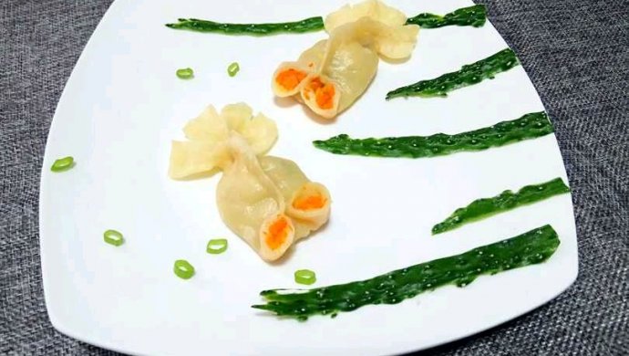 宝宝辅食之金鱼蒸饺