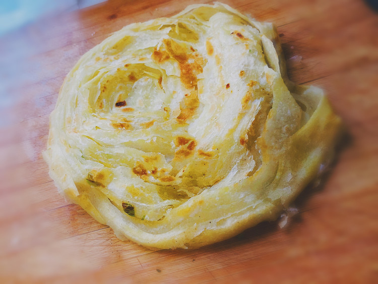 油酥千层饼！自制千层酥到停不下嘴～的做法