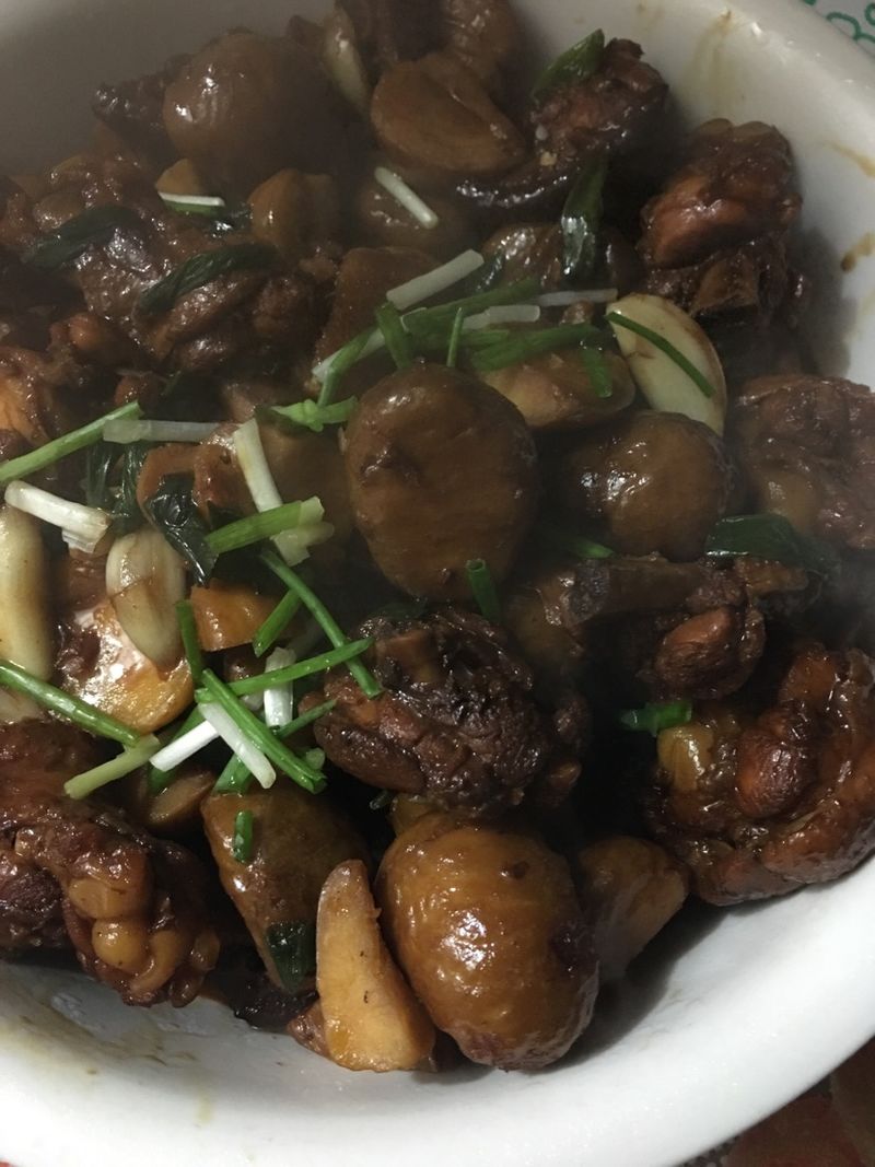 板栗烧鸡腿