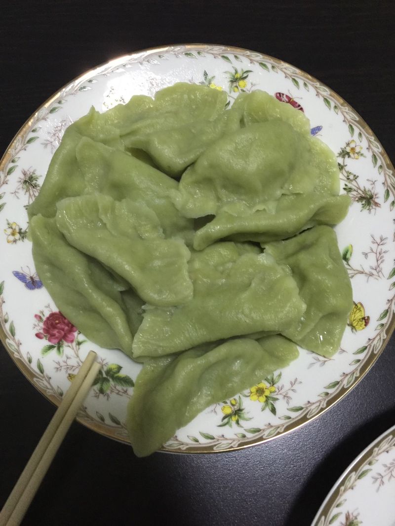 绿色水饺
