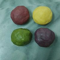 豆沙四色酥的做法图解2