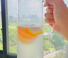 西柚柠檬气泡茶的做法