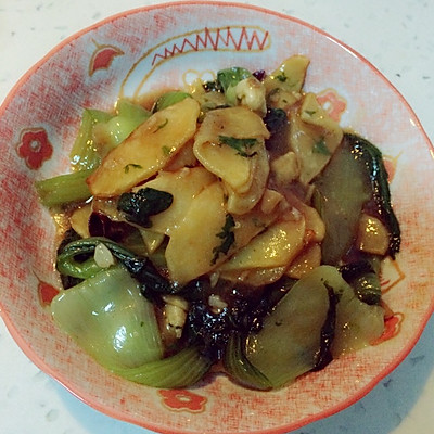 蚝油油菜土豆