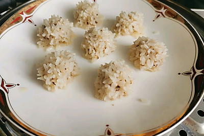 辅食—糯米珍珠肉丸