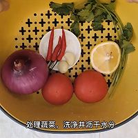 #味达美星厨X小厨中秋团圆宴#清脆爽口加拿大北极虾番茄玉米片的做法图解3