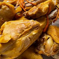 #春日时令，美味尝鲜#鲜贝露春日尝鲜：虫草花鸡汤➕葱油手撕鸡的做法图解6