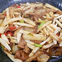 简单而美味——杏鲍菇炒肉的做法图解10