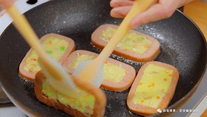 午餐肉米饭盒子【宝宝辅食】的做法图解8