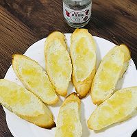 #丘比小能手料理课堂#快手早餐-香 甜烤法棍的做法图解3